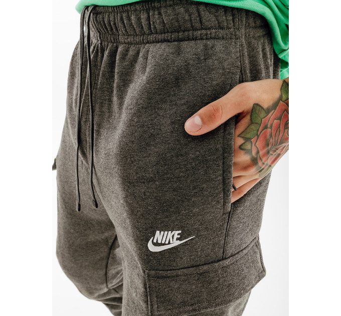 Чоловічі Штани Nike M NSW CLUB PANT CARGO BB Сірий 2XL (7dCD3129-071 2XL)