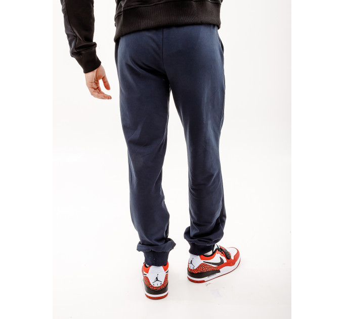 Чоловічі Штани AUSTRALIAN ESSENTIAL FLEECE PANTS RIB BOTTOM Синій 2XL (7dLSUPA0010-200 2XL)