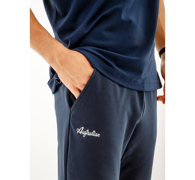 Чоловічі Штани AUSTRALIAN ESSENTIALS FLEECE TROUSERS Синій L (7dLSUPA0011-200 L)