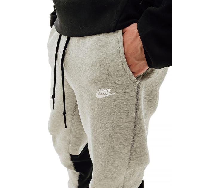 Чоловічі Штани Nike M NK TCH FLC JGGR Сірий M (7dFB8002-064 M)