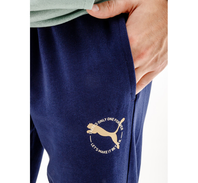 Чоловічі Штани PUMA BETTER SPORTSWEAR Sweatpants Синій S (7d67606506 S)