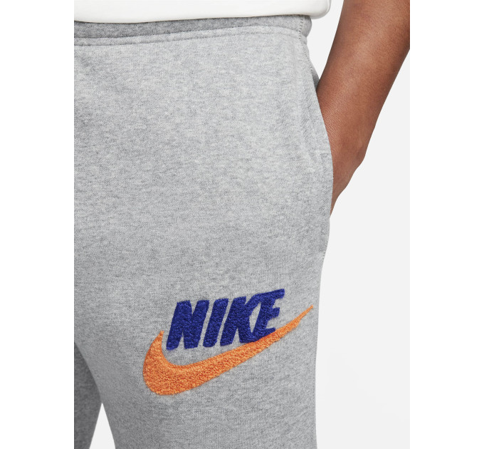 Чоловічі Штани Nike M NK CLUB BB JOGGER CHNL FTRA Сірий S (7dFN3094-063 S)