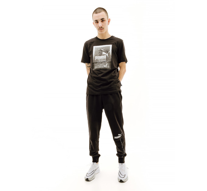 Чоловічі Штани Puma ESS BLOCK x TAPE Sweatpants Чорний XL (7d67517201 XL)