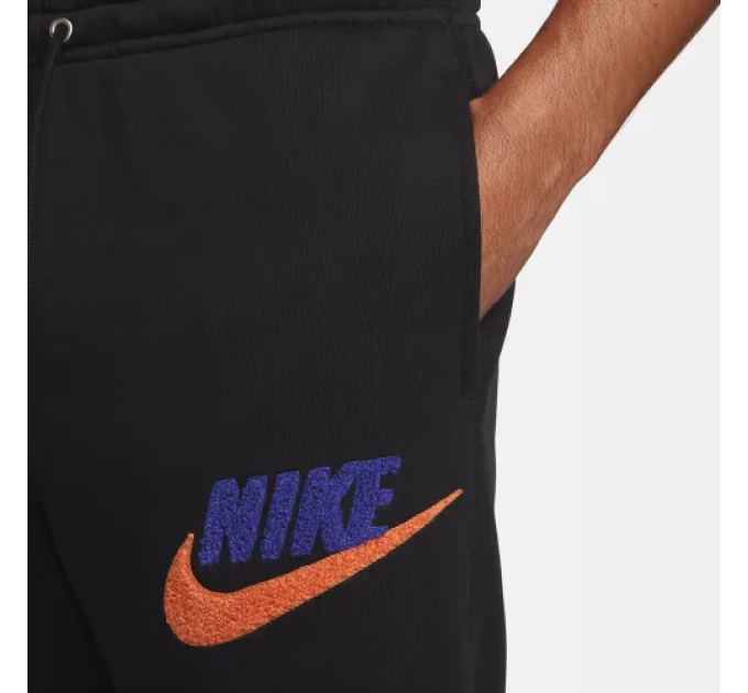 Чоловічі Штани Nike M NK CLUB BB JOGGER CHNL FTRA Чорний XL (7dFN3094-010 XL)