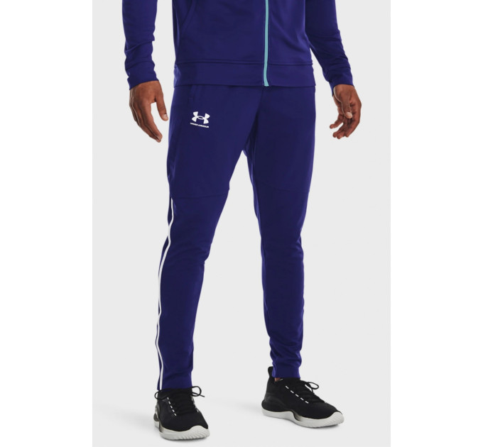 Спортивні штани Under Armour UA PIQUE TRACK PANT синій Чол MD 1366203-468 MD
