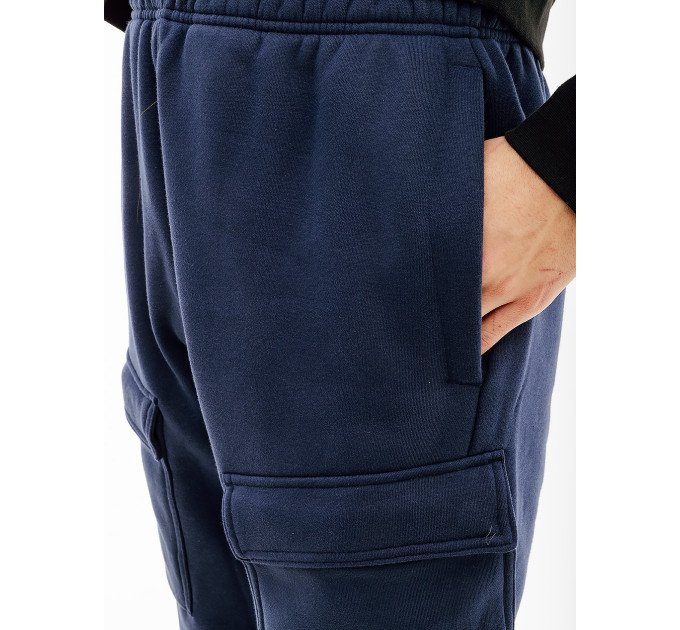 Чоловічі Штани Nike S AIR CARGO PANT FLC BB Синій L (7dFN7693-410 L)