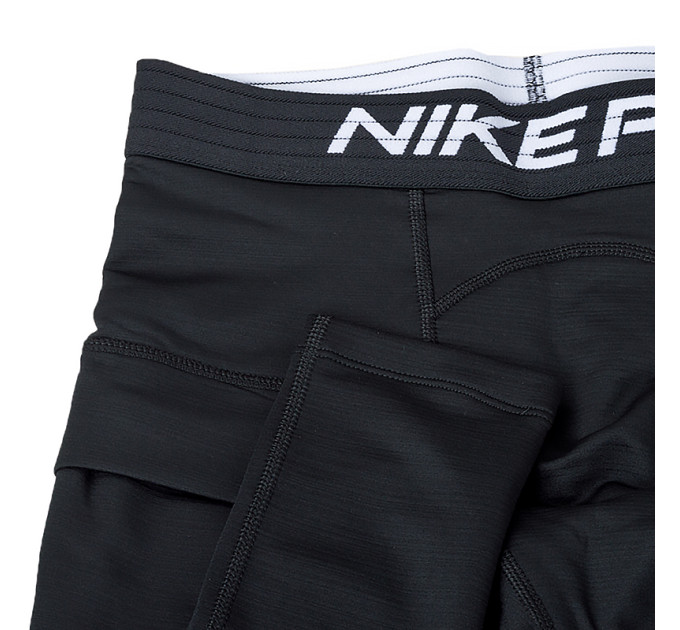 Чоловічі тайтси Nike DF WARM TGHT Чорний M (DQ4870-010)