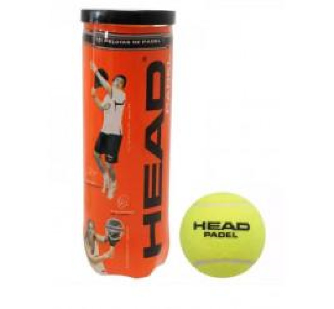 М'ячі для падел тенісу Head Padel team 3b Жовтий (575651)