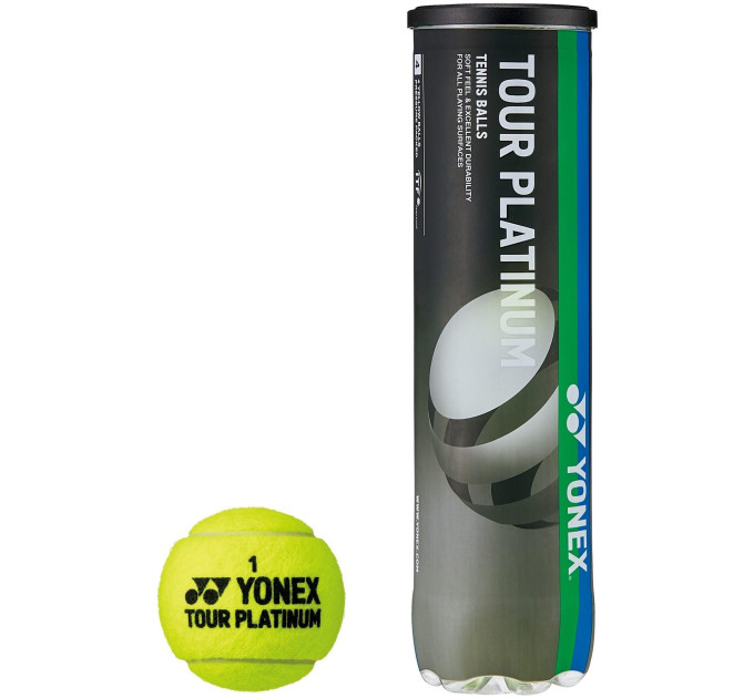 М'ячі для тенісу Yonex Tour Platinum (4B) Жовтий (TBTRPT4B)
