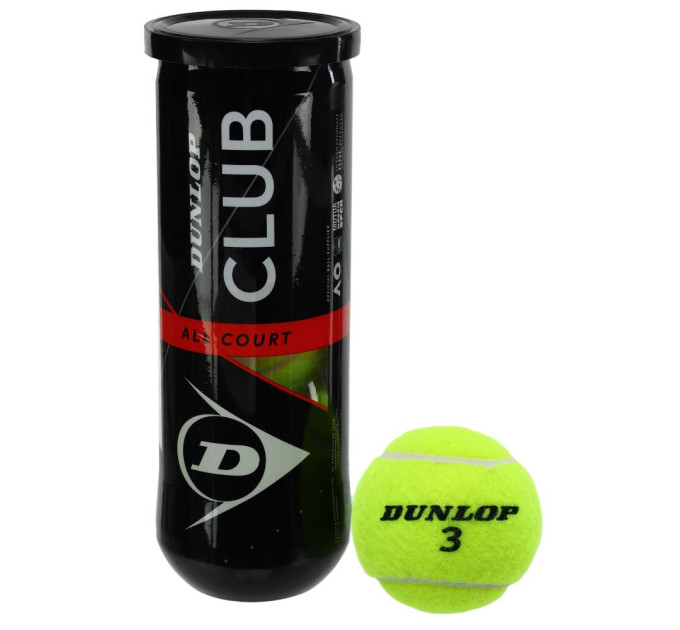 М'ячі для тенісу Dunlop CLUB AC 3B 601334