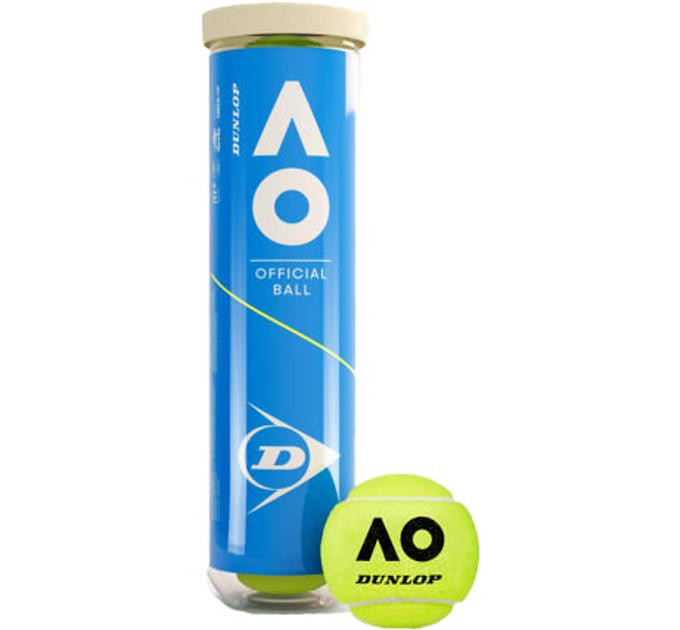 М'ячі для тенісу Dunlop Australian Open 4 ball new 601602