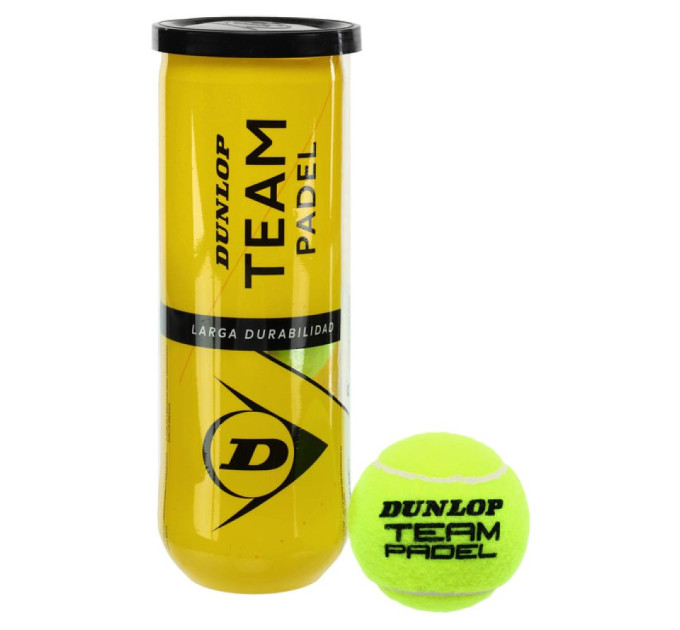М'ячі для падел тенісу Dunlop TEAM PADEL 3PET 601553