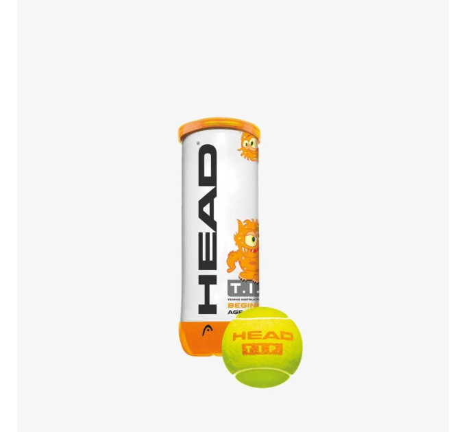 М'ячі для тенісу Head TIP Orange 3B банка 578123
