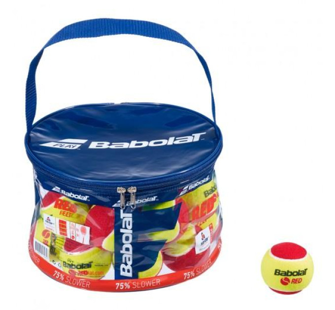М'ячі для тенісу Babolat RED FELT X24 (24 штуки) Жовтий Червоний (516005-113)