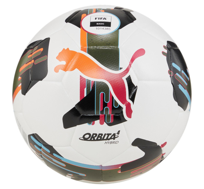 М'яч футбольний Puma Orbita 4 HYB (FIFA Basic) S4 білий Уні 4 084327-01 М'яч футбольний Puma Orbita 4 HYB (FIFA Basic) S4 білий Уні 4 084327-01