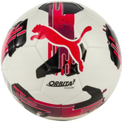 М'яч футбольний Puma Orbita 5 FUSION білий, чорний, червоний Уні 5 084331-04