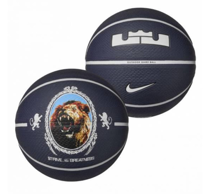 М'яч баскетбольний Nike PLAYGROUND 2.0 8P L JAMES DEFLATED PURPLE INK/PHANTOM/BLACK/PHANTOM size 7 (N.100.4372.506.07 7)