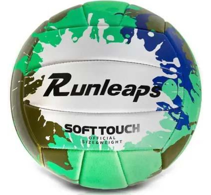 М'яч волейбольний Runleaps Green Blue size 5 (Runleaps GB 5) М'яч волейбольний Runleaps Green Blue size 5 (Runleaps GB 5)