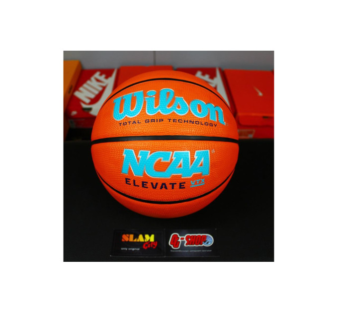 М'яч баскетбольний Wilson NCAA ELEVATE VTX BSKT Orange/Blue size5 WZ3006802XB5