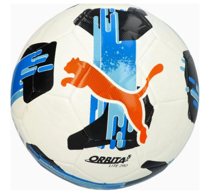 М'яч футбольний Puma Orbita 5 FUSION Lite 290 білий, синій Уні 5 084333-01 5 М'яч футбольний Puma Orbita 5 FUSION Lite 290 білий, синій Уні 5 084333-01 5