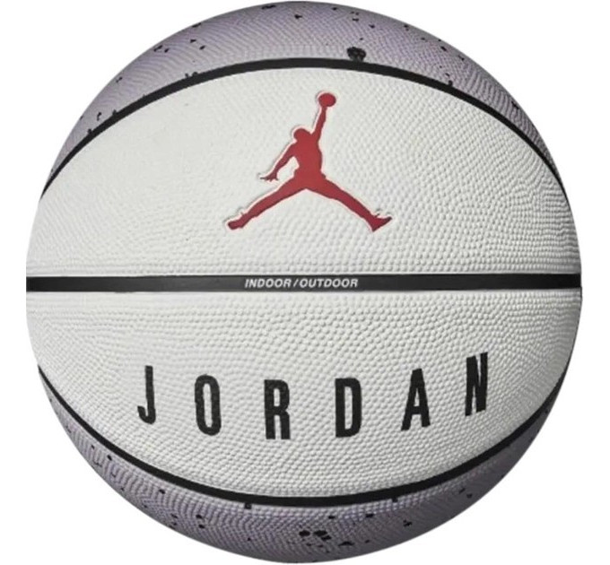 М'яч баскетбольний Nike JORDAN PLAYGROUND 2.0 8P DEFLATED CEMENT GREY/WHITE/BLACK/FIRE RED size 5 J.100.8255.049.05 5
