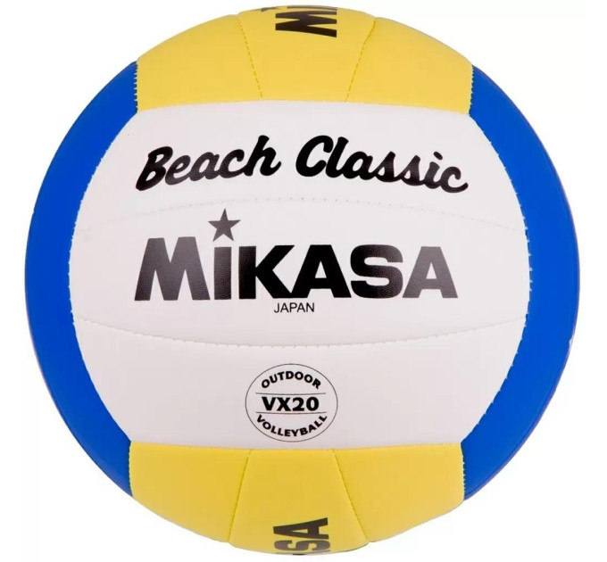 М'яч для пляжного волейболу Mikasa VX20 CH Різнокольоровий 5 (VX20 5)