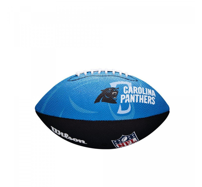 М'яч для американського футболу Wilson NFL JR THROWBACK FB 32 TEAM LOGO FB CA Чорний Синій 4 (WTF1534XBCA 4)