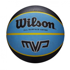 М'яч баскетбольний Wilson MVP 295 Size 7 Black/Blue (WTB9019XB07)