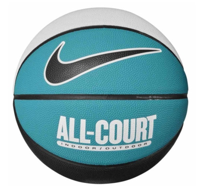М'яч баскетбольний NIKE EVERYDAY ALL COURT 8P DEFLATED WHITE/TEAL NEBULA/BLACK/BLACK 07 (N.100.4369.110.07 7) М'яч баскетбольний NIKE EVERYDAY ALL COURT 8P DEFLATED WHITE/TEAL NEBULA/BLACK/BLACK 07 (N.100.4369.110.07 7)