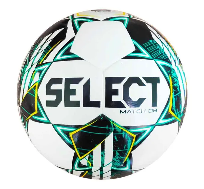 М'яч футбольний Select MATCH DB FIFA v23 біло-зелений Уні 5 57536-338 5 М'яч футбольний Select MATCH DB FIFA v23 біло-зелений Уні 5 57536-338 5