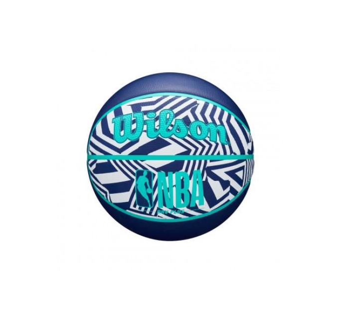М'яч баскетбольний Wilson NBA DRV PLUS DAZZLE CAMO BSKT INDIGO size 6 (WZ3016102XB6 6)