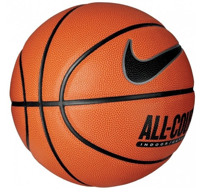 М'яч баскетбольний Nike Everyday All Court 8P р. 7 Amber/Black/Metallic Silver/Black (N.100.4369.855.07)