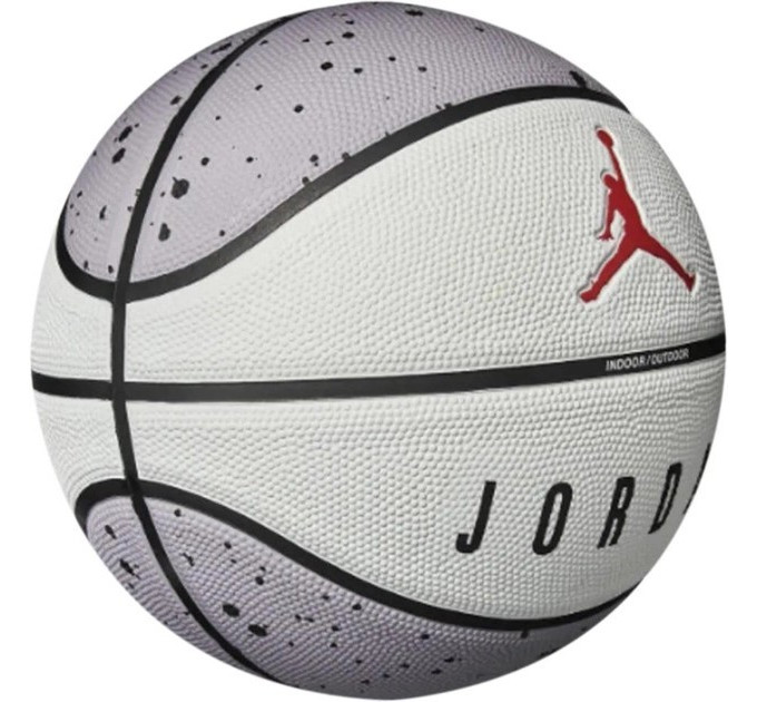 М'яч баскетбольний Nike JORDAN PLAYGROUND 2.0 8P DEFLATED CEMENT GREY/WHITE/BLACK/FIRE RED size 6 J.100.8255.049.05 6