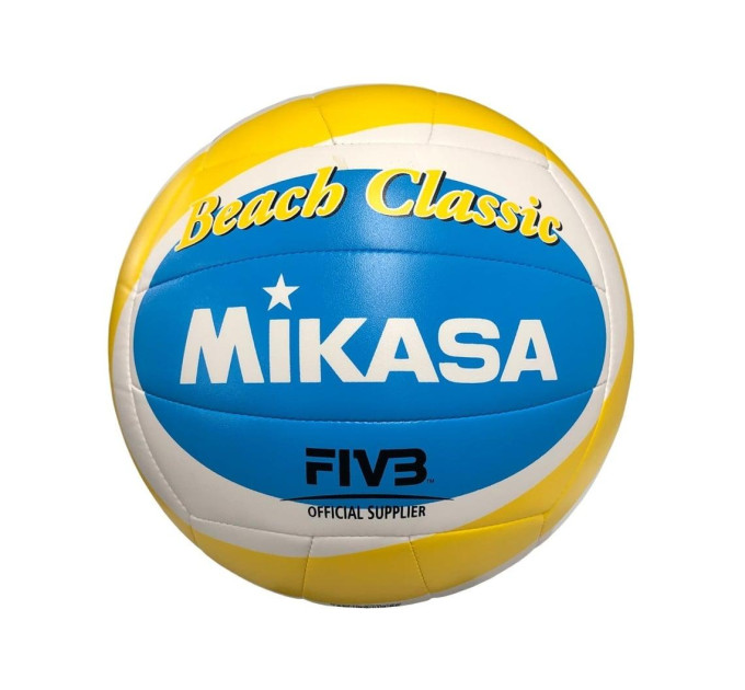 М'яч для пляжного волейболу Mikasa Різнокольоровий 5 (BV543C-VXB-YSB 5)