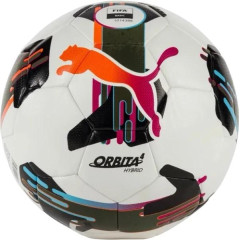 М'яч футбольний Puma Orbita 4 HYB (FIFA Basic) білий, чорний Уні 5 084326-01