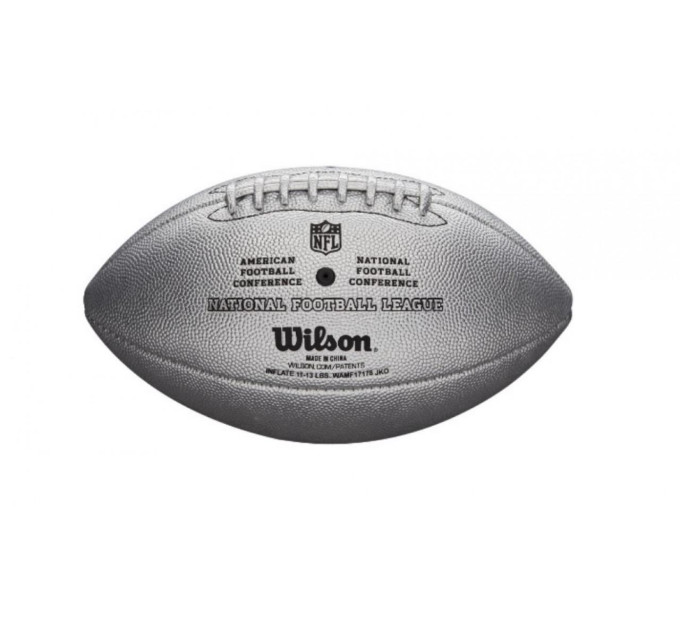 М'яч для американського футболу Wilson Duke metallic edition OS FB Срібний 5 (WTF1827XB 5)