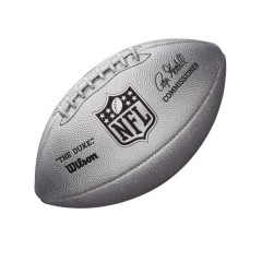 М'яч для американського футболу Wilson Duke metallic edition OS FB Срібний 5 (WTF1827XB 5)