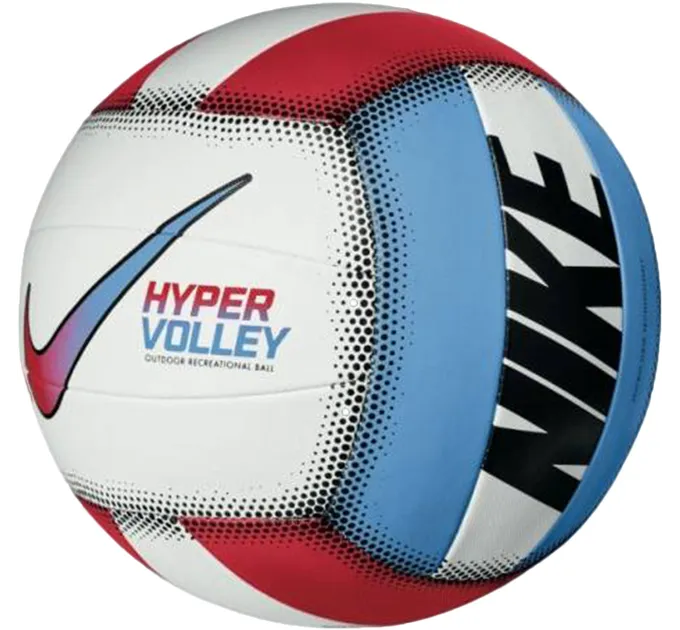 М'яч волейбольний Nike HYPERVOLLEY 18P білий, блакитний, червоний 5 N.100.0701.982.05