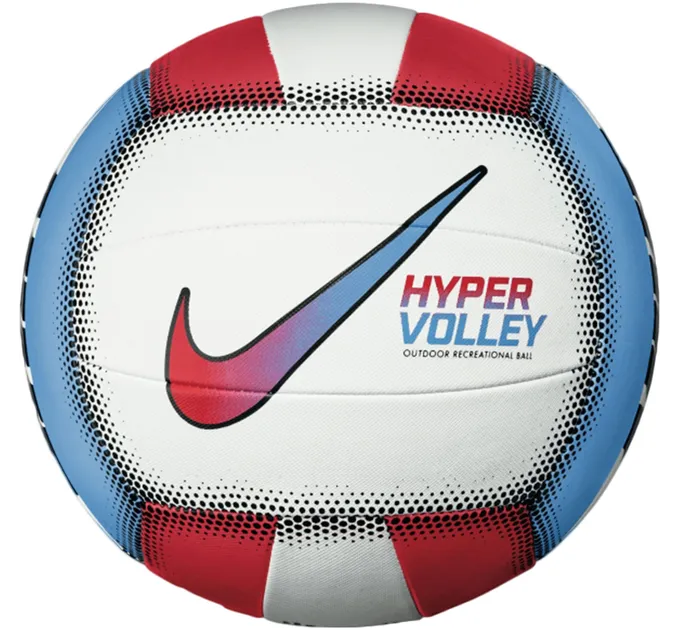 М'яч волейбольний Nike HYPERVOLLEY 18P білий, блакитний, червоний 5 N.100.0701.982.05