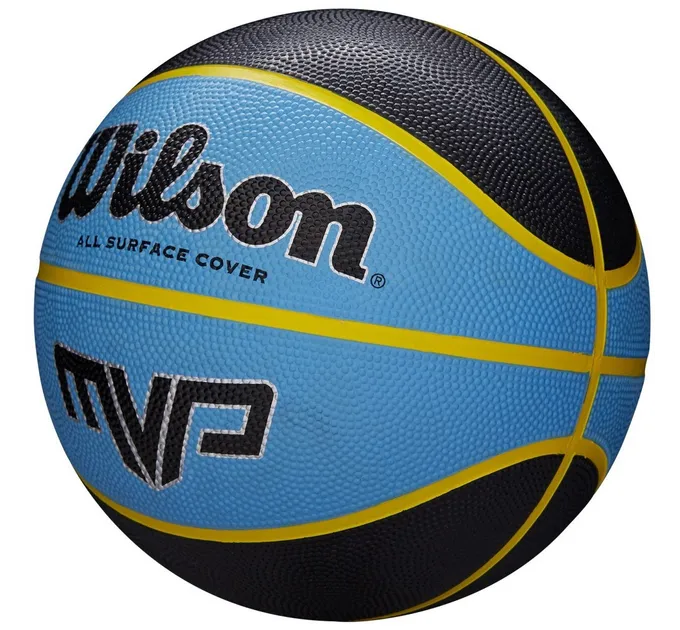 М'яч баскетбольний Wilson MVP 275 black/blue size 5 (WTB9017XB05 5) М'яч баскетбольний Wilson MVP 275 black/blue size 5 (WTB9017XB05 5)
