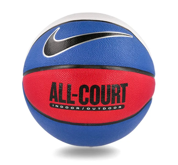 М'яч баскетбольний Nike EVERYDAY ALL COURT 8P DEFLATED GAME ROYAL/BLACK/METALLIC SILVER/BLACK size 7 N.100.4369.470.07