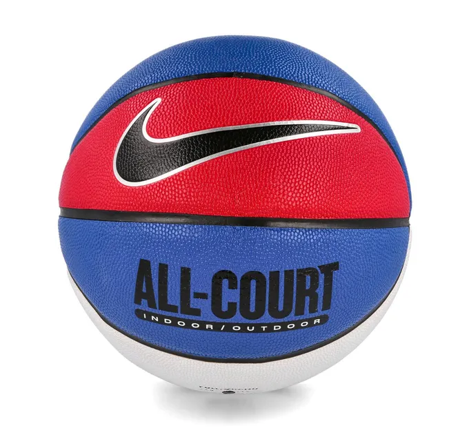 М'яч баскетбольний Nike EVERYDAY ALL COURT 8P DEFLATED GAME ROYAL/BLACK/METALLIC SILVER/BLACK size 7 N.100.4369.470.07