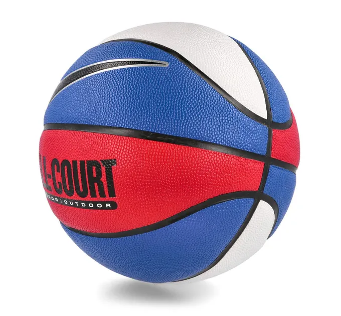 М'яч баскетбольний Nike EVERYDAY ALL COURT 8P DEFLATED GAME ROYAL/BLACK/METALLIC SILVER/BLACK size 7 N.100.4369.470.07