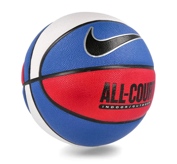 М'яч баскетбольний Nike EVERYDAY ALL COURT 8P DEFLATED GAME ROYAL/BLACK/METALLIC SILVER/BLACK size 7 N.100.4369.470.07