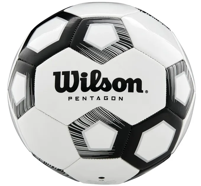 М'яч футбольний Wilson Pentagon white/black size 5 WTE8527XB05 М'яч футбольний Wilson Pentagon white/black size 5 WTE8527XB05