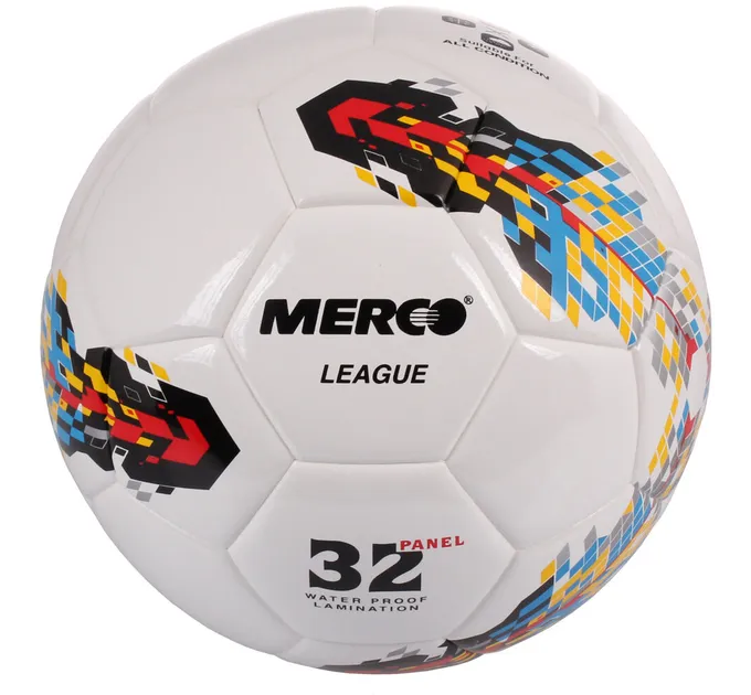 М'яч футбольний Merco League soccer ball Білий Size 5 (ID36940) М'яч футбольний Merco League soccer ball Білий Size 5 (ID36940)