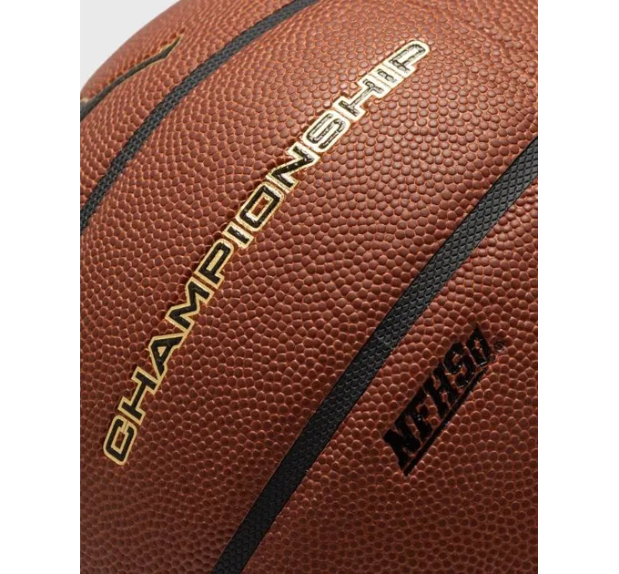 М'яч баскетбольний JORDAN CHAMPIONSHIP 8P DEFLATED AMBER/BK/METALLIC GOLD/Bk size 7 (J.100.9917.891.07 7)
