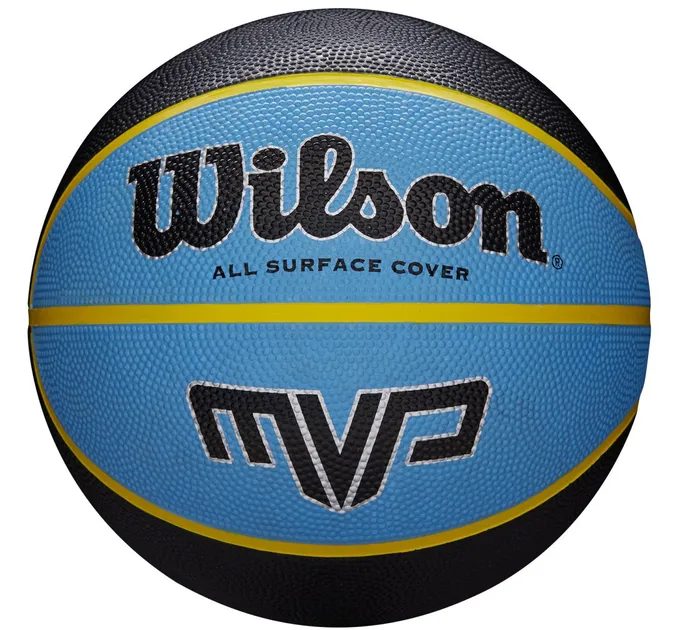 М'яч баскетбольний Wilson MVP 275 black/blue size 5 (WTB9017XB05 5)