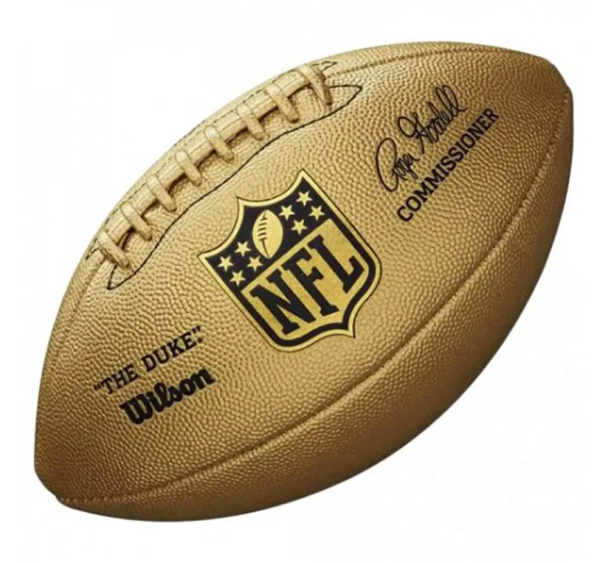 М'яч для американського футболу Wilson Duke metallic edition OS FB gold 5 (WTF1826XB 5)