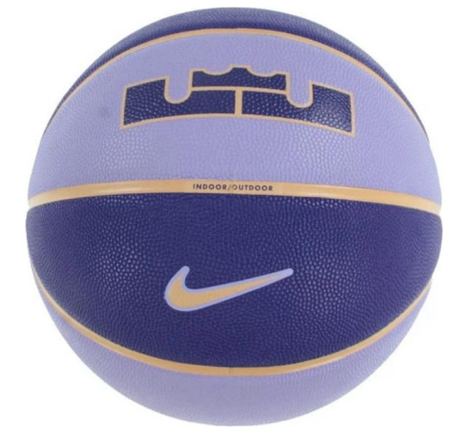 М'яч баскетбольний Nike ALL COURT 2.0 8P L JAMES DEFLATED Фіолетовий 7 (N.100.4368.509.07 7)